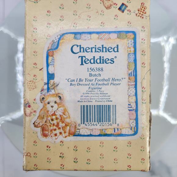 1996 Butch Cherished Teddies Football Figurine Can I be your football hero156388 - Picture 7 of 7